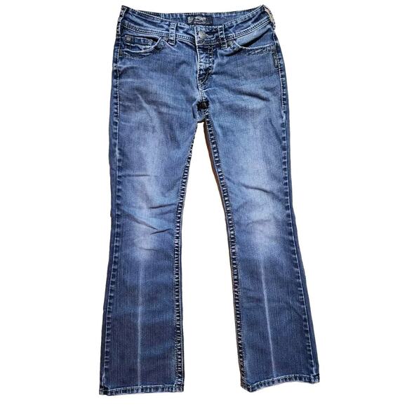 Silver Jeans Co Boot Cut Womens 28 Blue Western Glove Works - Picture 1 of 10